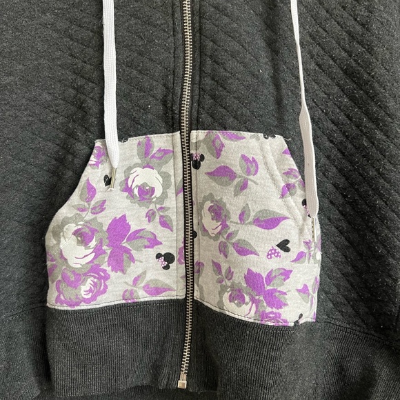 Disney Boutique Sz Small Two Tone Zip Up Hoodie - Picture 3 of 6